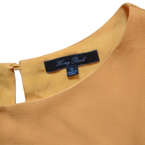 Yellow Sleeveless Shift Dress by Honey Punch from Modcloth Small Retro 1960s - Picture 5 of 6